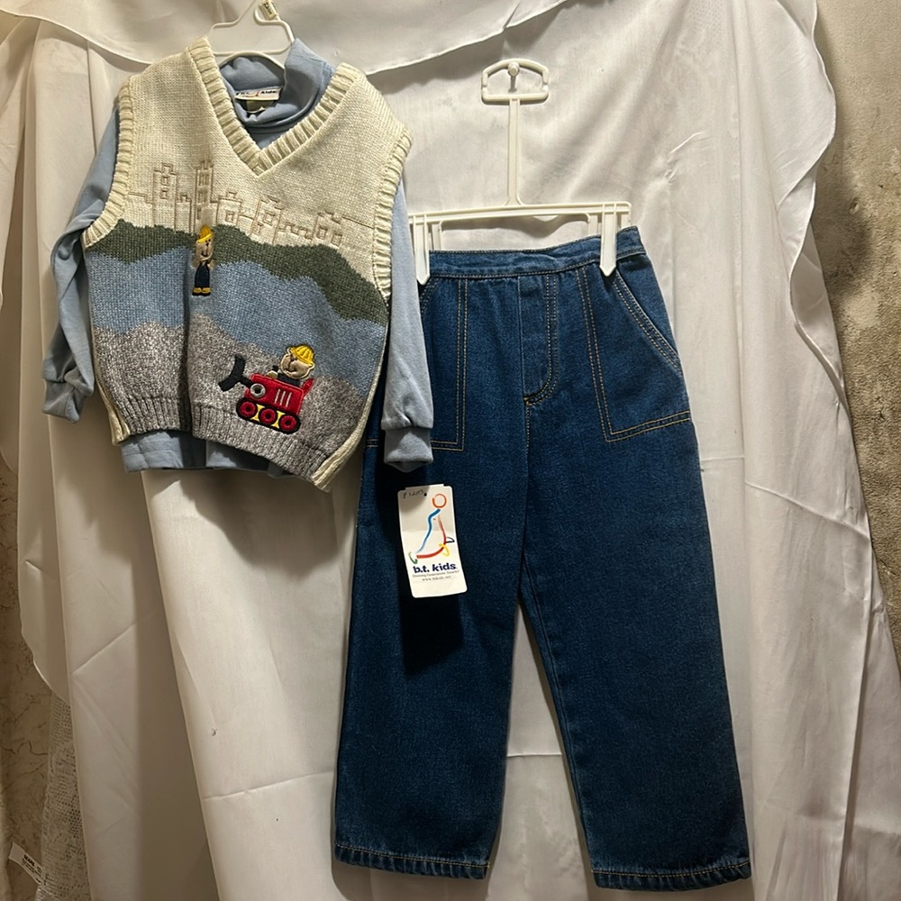 NWT Sz 24 mths preppie set by b.t kids